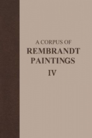 Libro Corpus of Rembrandt Paintings IV J. Klilian