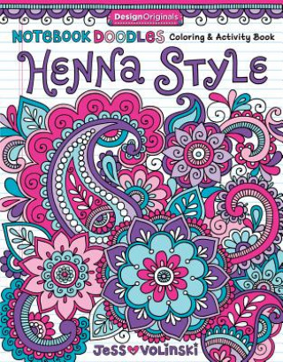 Kniha Notebook Doodles Henna Style Jess Volinski
