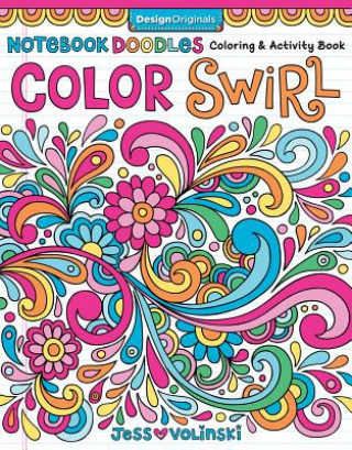 Kniha Notebook Doodles Color Swirl Jess Volinski
