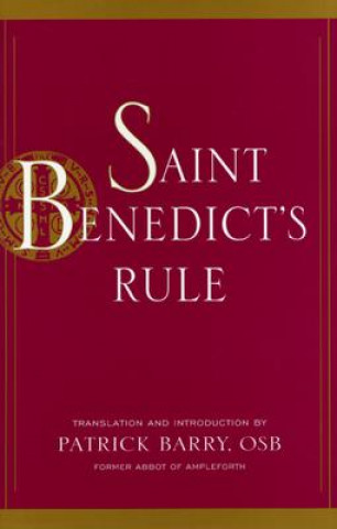 Libro Saint Benedict's Rule Patrick Barry