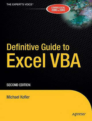 Kniha Definitive Guide to Excel VBA Michael Kofler