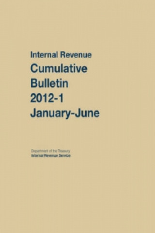 Knjiga Internal Revenue Service Cumulative Bulletin Internal Revenue Service