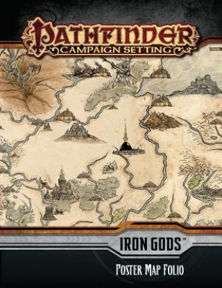 Libro Pathfinder Campaign Setting: Iron Gods Poster Map Folio Paizo Staff