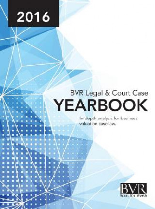 Carte BVR Legal & Court Case Yearbook 2016 Sylvia Golden