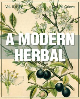 Könyv Modern Herbal Vol 2 Margaret Grieve