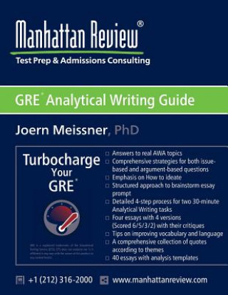 Książka Manhattan Review GRE Analytical Writing Guide Joern Meissner
