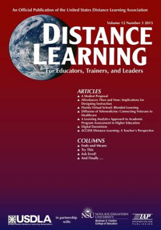 Carte Distance Learning Magazine, Volume 12, Issue 3, 2015 John G. Flores
