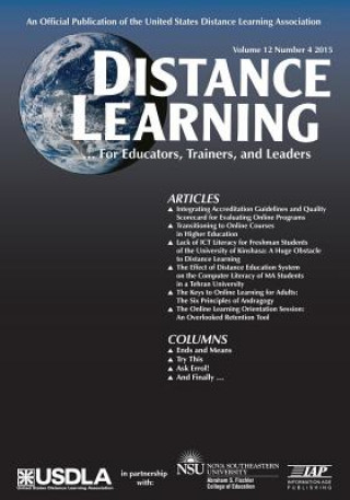Carte Distance Learning Magazine, Volume 12, Issue 4, 2015 John G. Flores