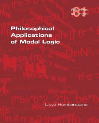 Książka Philosophical Applications of Modal Logic LLOYD HUMBERSTONE