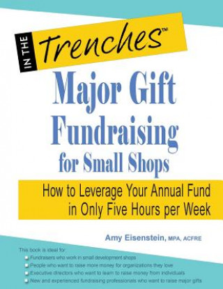Kniha Major Gift Fundraising for Small Shops AMY EISENSTEIN