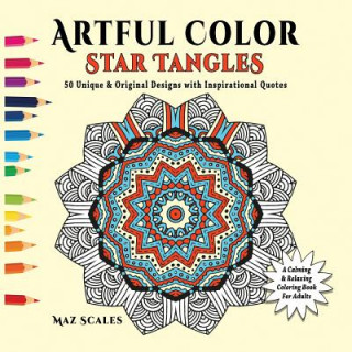 Książka Artful Color Star Tangles Maz Scales