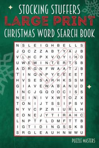 Carte Stocking Stuffers Large Print Christmas Word Search Puzzle Book 