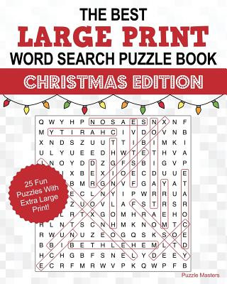 Kniha Best Large Print Christmas Word Search Puzzle Book 