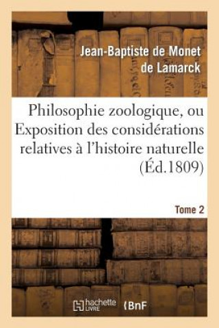 Książka Philosophie Zoologique. Tome 2 De Lamarck-J-B