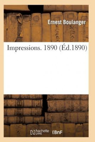 Kniha Impressions. 1890 Boulanger-E