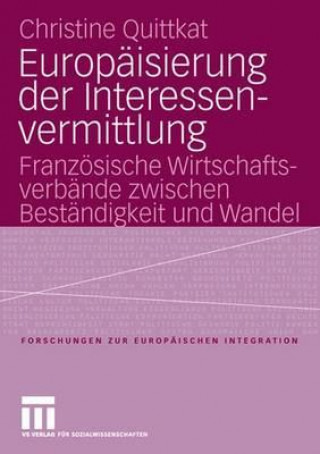 Könyv Europaisierung Der Interessenvermittlung Christine Quittkat