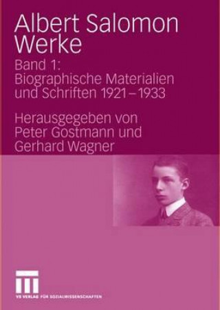 Könyv Albert Salomon Werke 