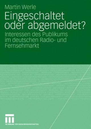 Book Eingeschaltet Oder Abgemeldet? Martina Werle