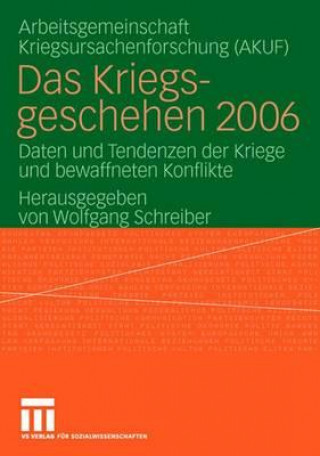 Buch Das Kriegsgeschehen 2006 Wolfgang Schreiber