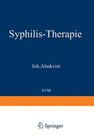 Boek Syphilis-Therapie Joh. Almkvist