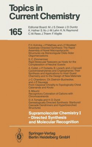 Kniha Supramolecular Chemistry I - Directed Synthesis and Molecular Recognition Edwin Weber