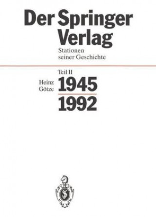Buch Der Springer-Verlag Heinz. Götze