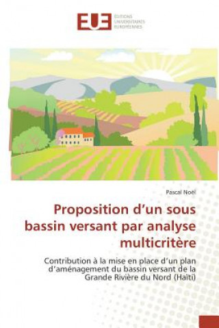 Kniha Proposition d'Un Sous Bassin Versant Par Analyse Multicritere Noel Pascal