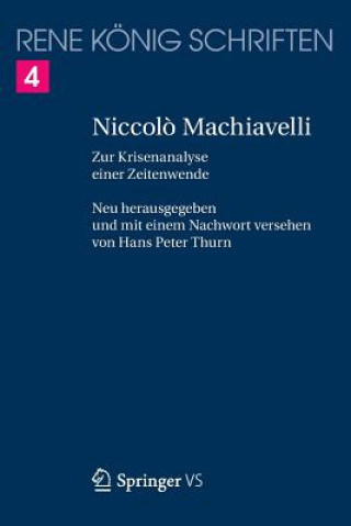 Kniha Niccolo Machiavelli René König