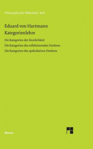 Kniha Kategorienlehre Eduard Von Hartmann