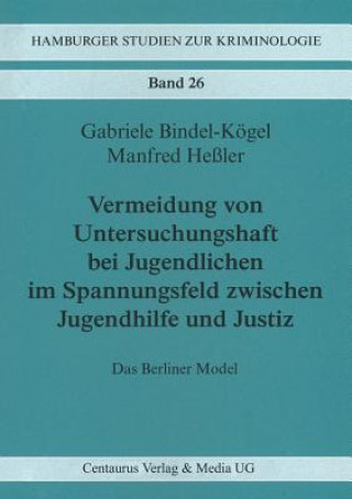 Kniha Vermeidung Von Untersuchungshaft Bei Jugendlichen Im Spannungsfeld Zwischen Jugendhilfe Und Justiz Gabriele Bindel-Kogel