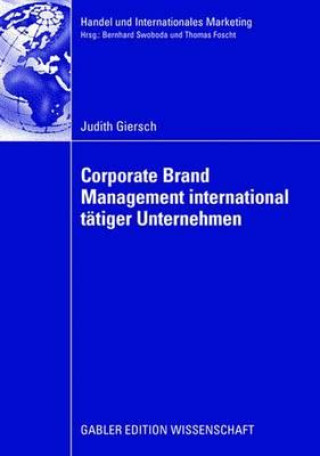 Book Corporate Brand Management International Tatiger Unternehmen Judith Giersch