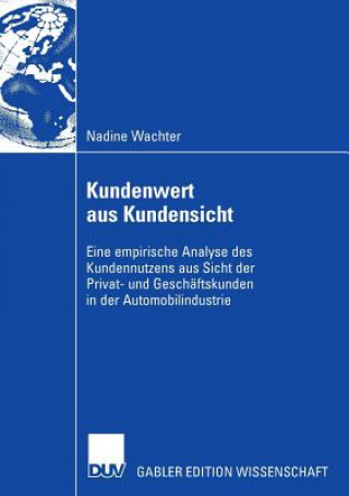 Kniha Kundenwert Aus Kundensicht Nadine Wachter