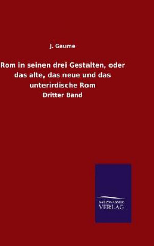 Book Rom in seinen drei Gestalten, oder das alte, das neue und das unterirdische Rom J Gaume