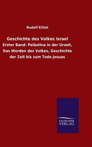 Knjiga Geschichte des Volkes Israel Rudolf Kittel