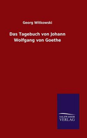 Könyv Das Tagebuch von Johann Wolfgang von Goethe Georg Witkowski