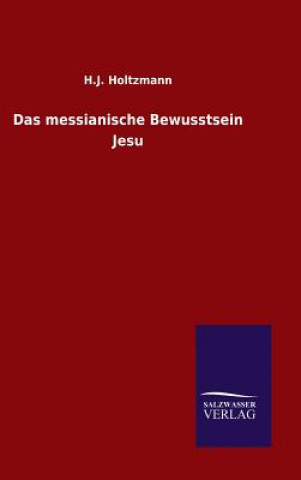 Buch Das messianische Bewusstsein Jesu H J Holtzmann