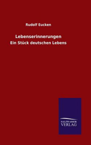 Книга Lebenserinnerungen Rudolf Eucken