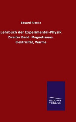 Kniha Lehrbuch der Experimental-Physik Eduard Riecke