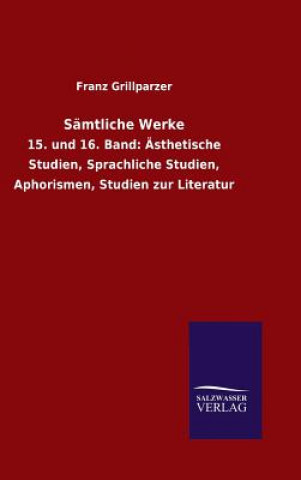 Книга Samtliche Werke Franz Grillparzer