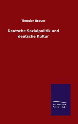 Kniha Deutsche Sozialpolitik und deutsche Kultur Theodor Brauer