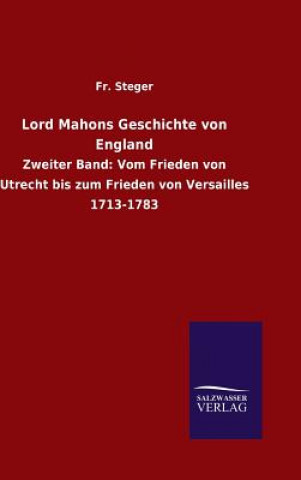 Carte Lord Mahons Geschichte von England Fr Steger
