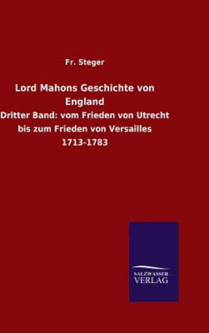 Książka Lord Mahons Geschichte von England Fr Steger