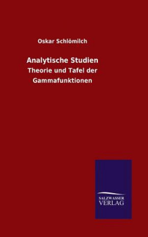 Carte Analytische Studien Oskar Schlomilch