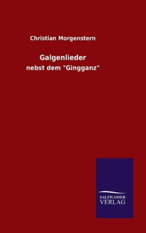 Kniha Galgenlieder Christian Morgenstern