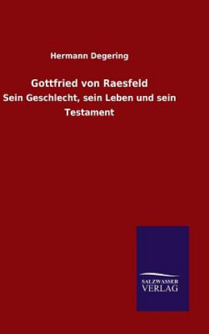 Book Gottfried von Raesfeld Hermann Degering