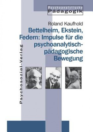 Book Bettelheim, Ekstein, Federn Roland Kaufhold