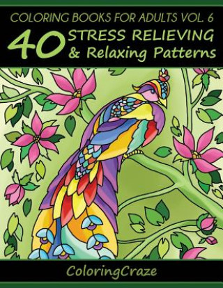 Könyv Coloring Books For Adults Volume 6 COLORINGCRAZE