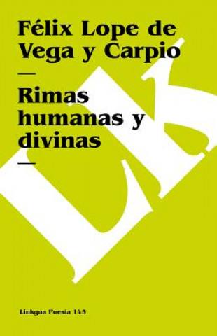 Książka Rimas humanas y divinas Lope de Vega