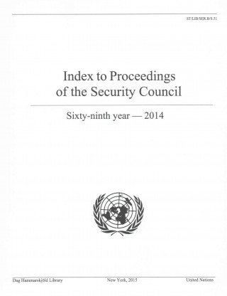 Carte Index to proceedings of the Security Council United Nations: Department of Public Information
