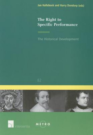 Knjiga Right to Specific Performance Jan Hallebeek